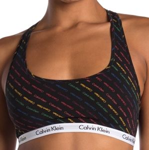 NWT Calvin Klein Carousel Racerback Bralette